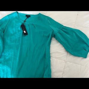 New Talbots balloon sleeve top womens size 4p